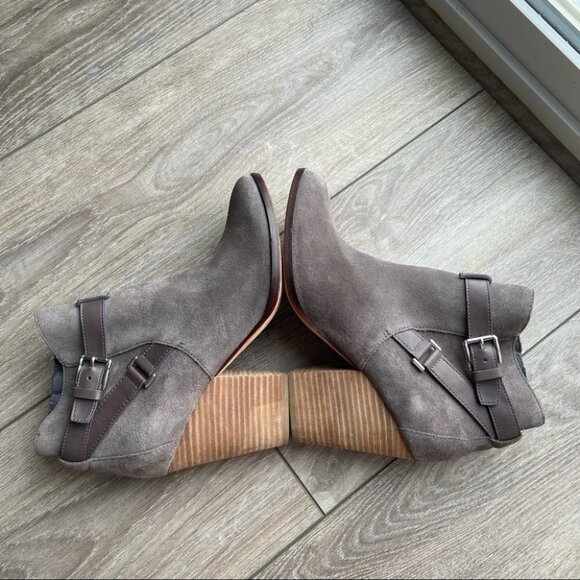Cole Haan Minna Suede Leather  Ankle Bootie - Picture 7 of 16
